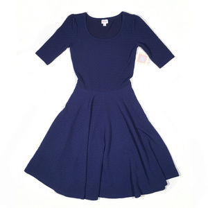 HOST PICK!!! NWT Nicole Dress - Solid Blue Lularoe